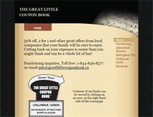 Tablet Screenshot of greatlittlecouponbook.ca